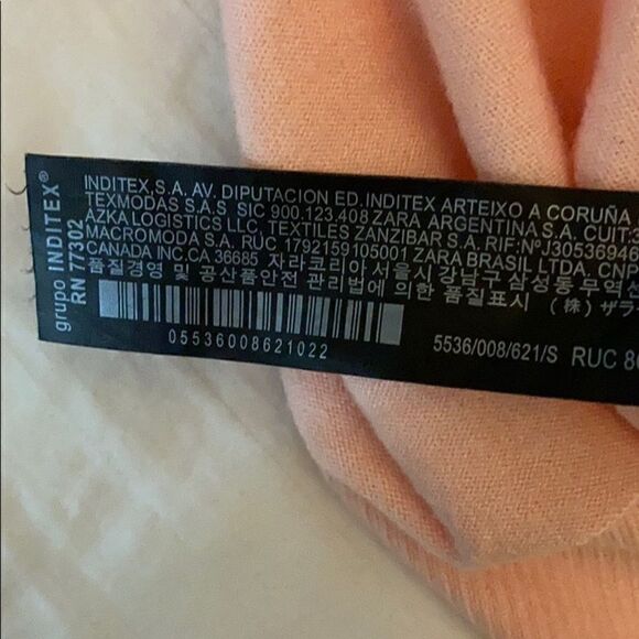 ZARA Knit pink sweater size Small - Picture 6 of 7